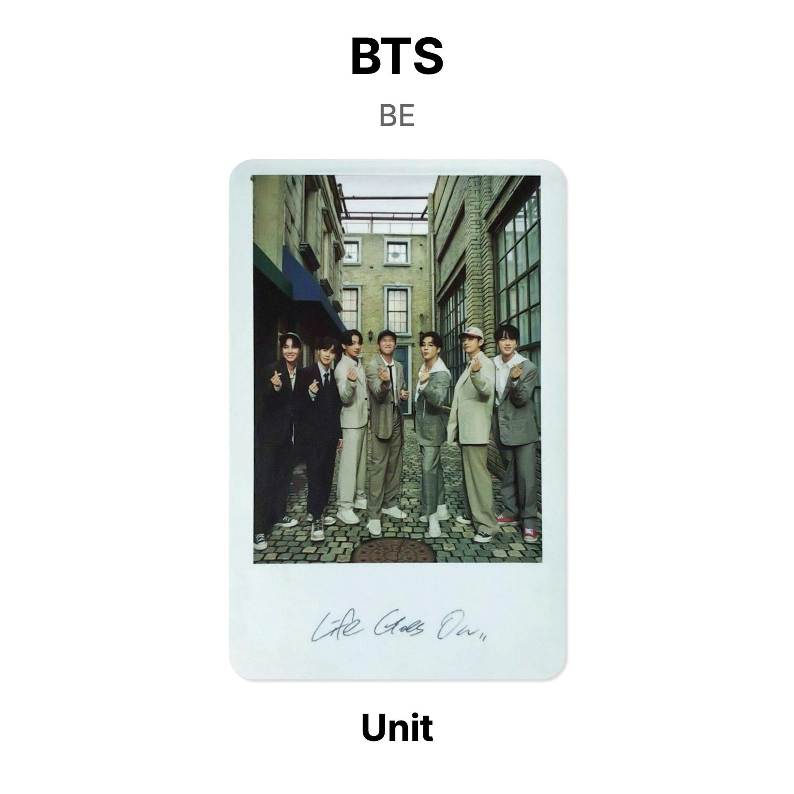 BTS BE Official Photocard Unit 02