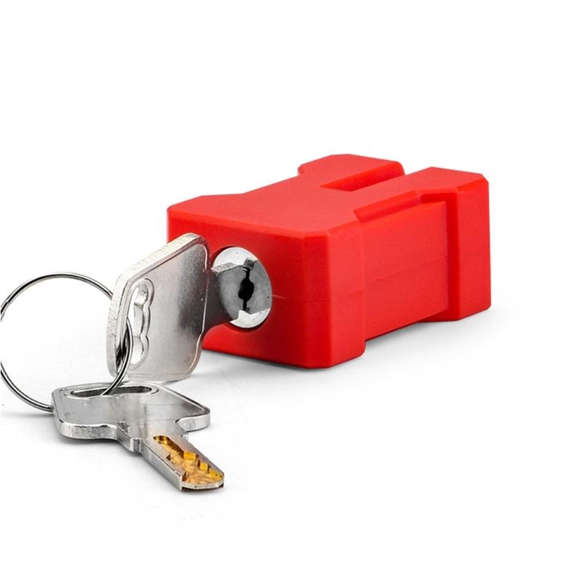 2PCs Industrial  Outlet Locking set Secure Cord Lockout Device Heat Resistant plugs  Lock Set for Polarized Plugs