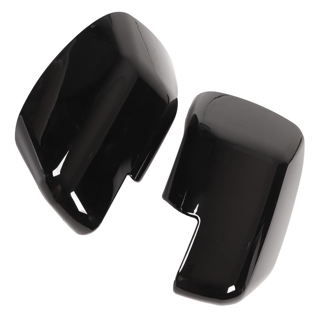 1 Pair Door Rear View Mirror Cover Side Glossy Black Wing Mirror Cap Replacement For Land Rover