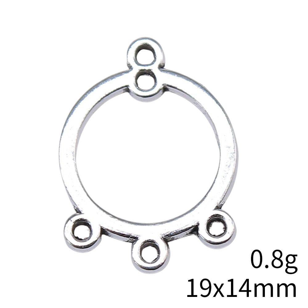 Graduation Accessories Women Round Multi-Hole Earring Connector Accessories Parts Clearance Sale Items Accessories For Girls