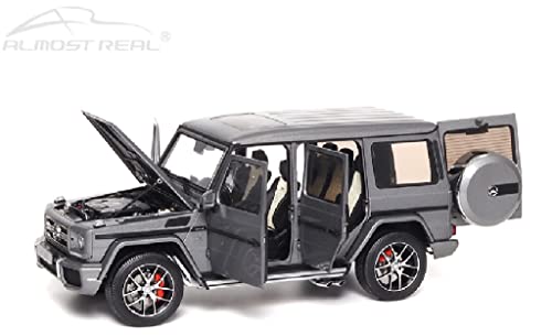 Almost Real Mercedes-AMG G 65 (W463) - 2015 Metallic Grey 1/18 Scale Diecast Model Car 820606