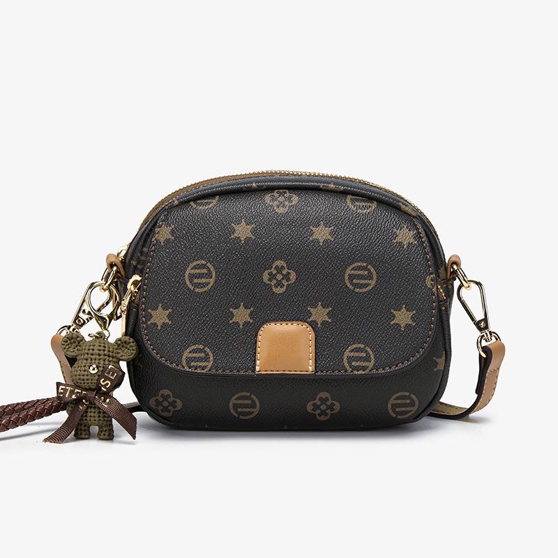 Bag Women's Bag Single Shoulder Crossbody 2025 Autumn and Winter New Old Flower Model Versatile Simple High Sense Fashion Trend Women
