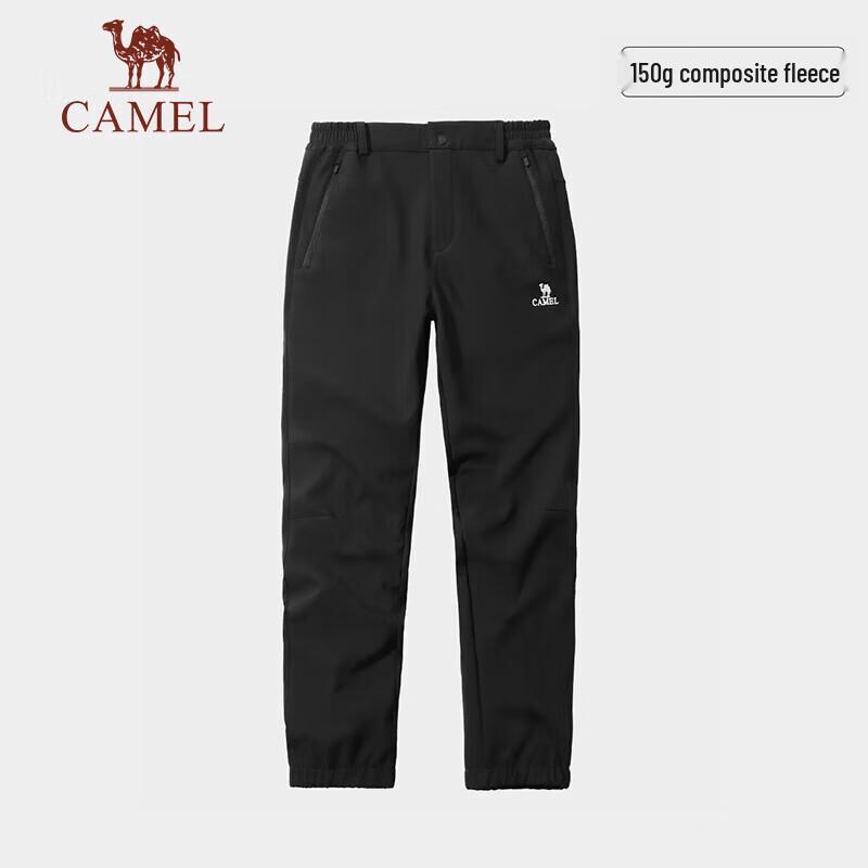 Camel Outdoor Fleece-Lined Soft Shell Pants