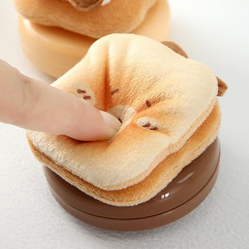 2 In 1 Folding Mirror Comb Lightweight Dual Fold Design Folding Makeup Mirror Small Size Air Cushion Massage Comb Outdoor Use