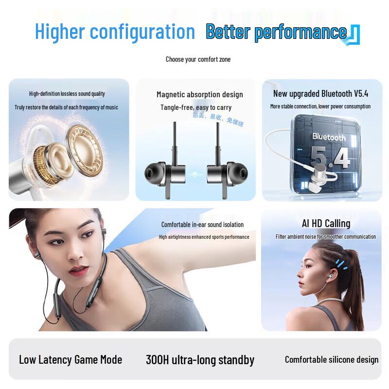 Philips TAN1120 Wireless Neckband Sports Bluetooth Earphones