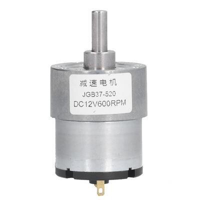JGB37?520 12V 600RPM DC Worm Gear Motor Turbo Reducer Shaft for Window Door Opener