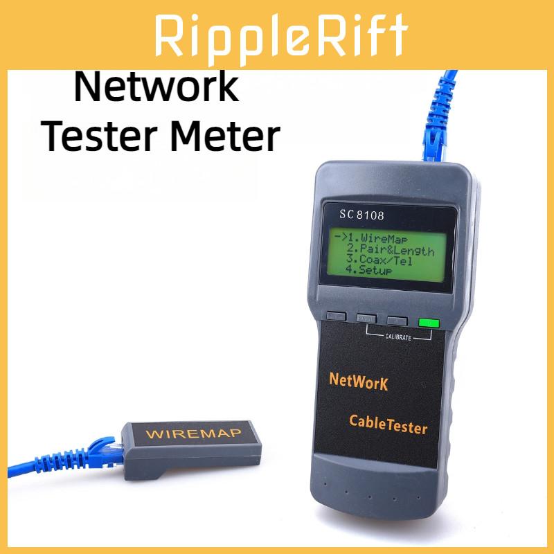 Sc8108 Network Cable Tester Length And Breakpoint Testing Rj45 Signal Detector Line Finder And Remote Identifiers