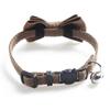 Kitten collar with bell and adjustable bow