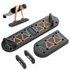 Foldable Push Push Up Board with Non-Slip Pads, for Chest, Arms, Shoulders, Black