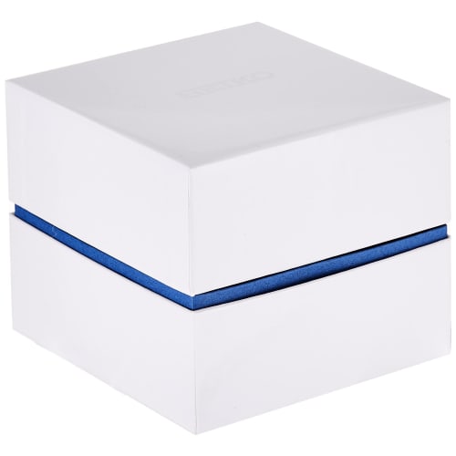 Seiko SNE525P1 Men's Quartz Watch, SOLAR Blue and Silver, Overseas Model