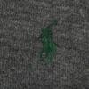 Polo von Ralph Lauren Langarm V-Ausschnitt Strick M Anthrazitgrau Pullover Herren Gebraucht