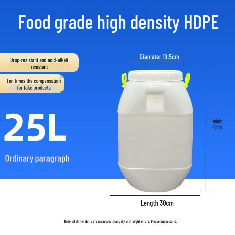 Multifunctional Square Food Grade Plastic Bucket: Composting, Water Storage, Fermentation, Oil Drum, Honey Seal, Chemical Use.