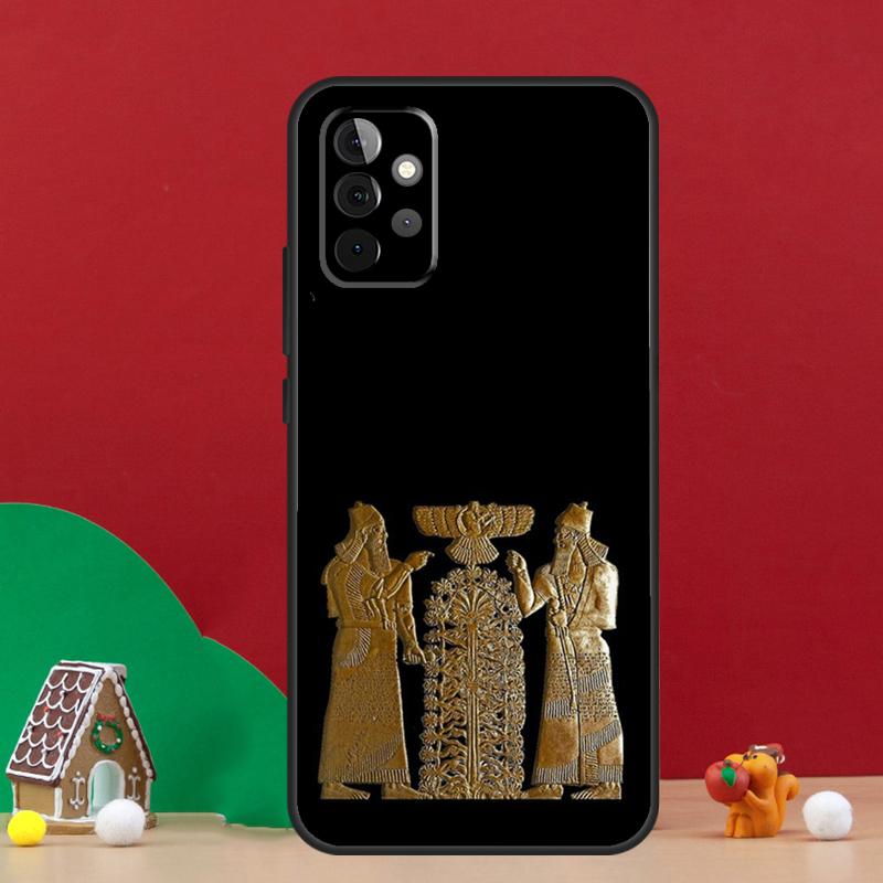 Lamassu Assyrian Winged Lion Case For Samsung Galaxy A55 A52 A32 A12 A33 A06 A16 A26 A36 A56 A15 A53 A13 A34 A54 A14 A17