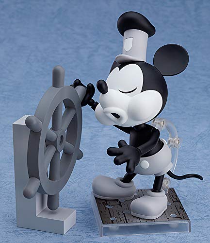 Nendoroid Steamboat Willie Mickey Mouse 1928 Ver. [Black and White] Non-Scale ABS & PVC Painted Movable Figure G90658