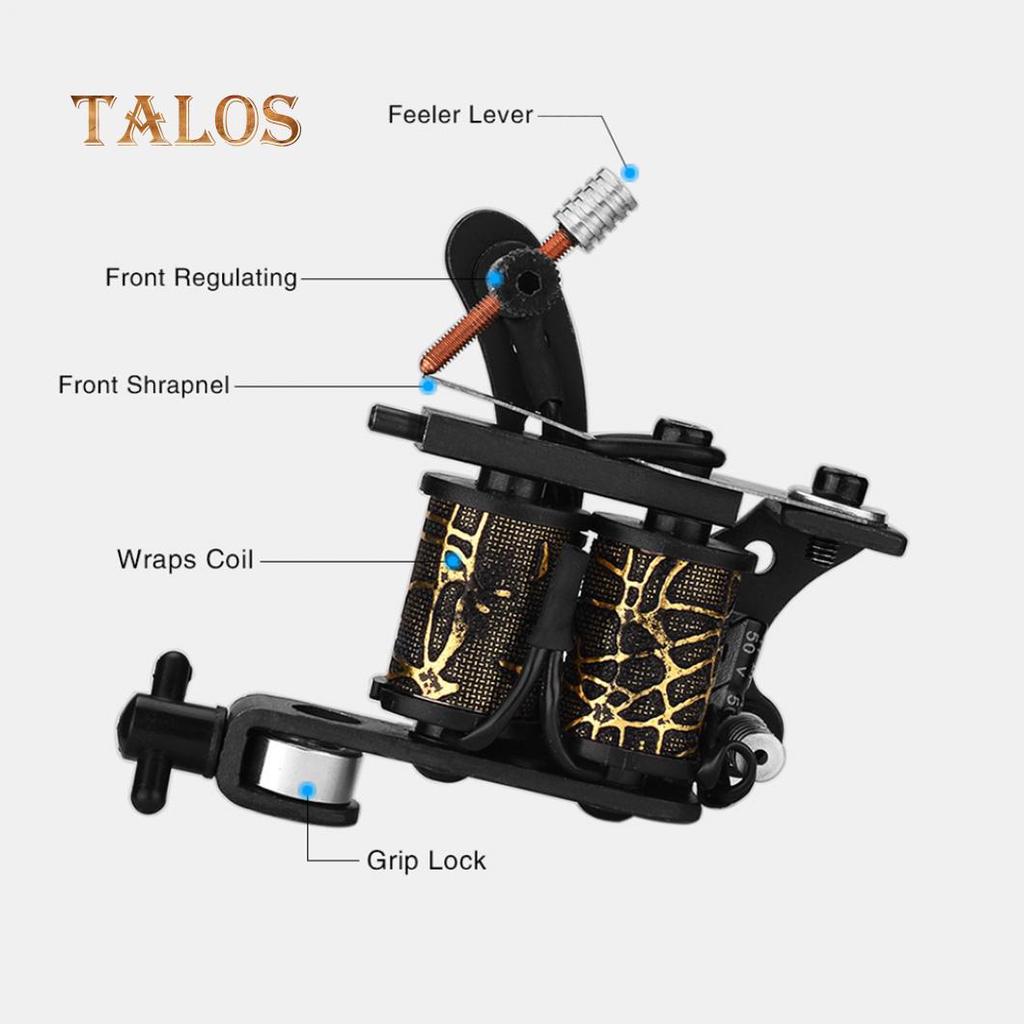 TBC 8 Warps Coils Tattoo Machine Rotary Motor Liner Shader Beginner Beauty Care Tool