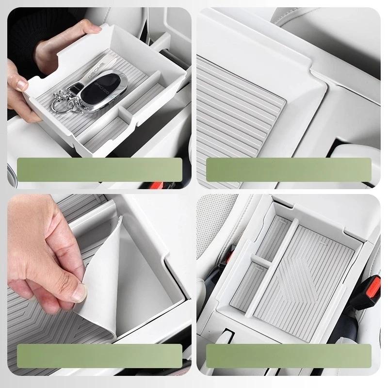 Armrest Box Storage Box For Geely EX2 Geome Xingyuan 2025 Car Central Armrest Storage Box Content Center Console