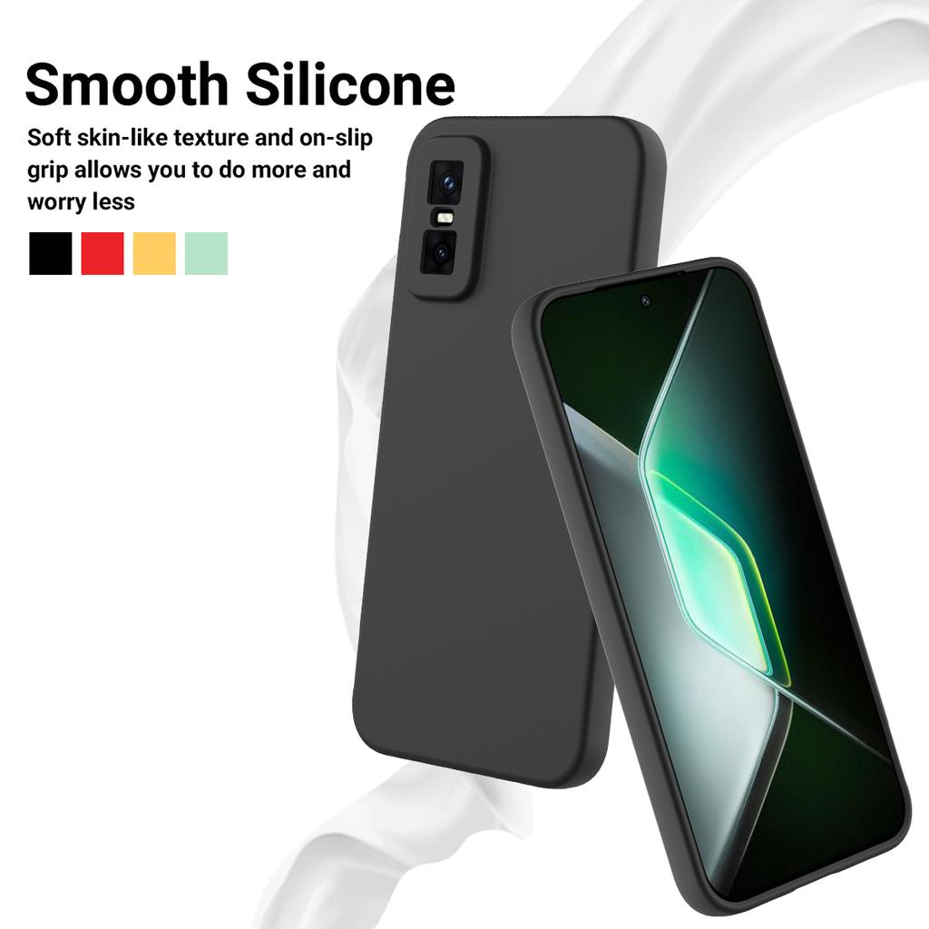 For Infinix GT 30 Pro 5G Liquid Silicone Case Phone Back Cover with Hand Strap