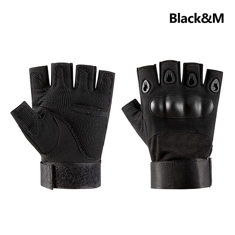 Outdoor Half Finger Gloves Army Tactical Airsoft Hunting Combat Cycling Hiking