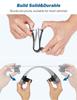 Universal Adjustable Car Sun Visor Extender with Double Clips