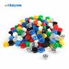 140Pcs 7 Colors*20pcs Tactile Push Button Switch Cap 12*12*7.3MM Micro Switch Button Tact Cap 5 Colors 12X12X7.3mm for Arduino