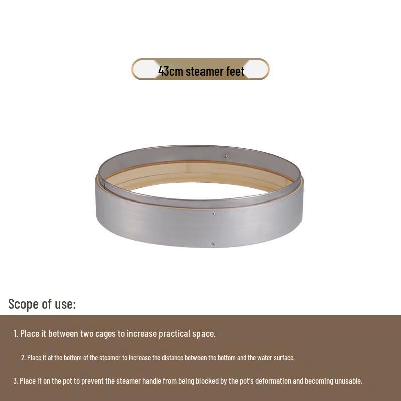 

Lijia Bamboo Steamer with Aluminum Rim