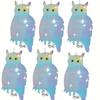 1/2/3Pcs Owl Shape Discs Reflective Bird Pigeon Repellent Scarer Decoy Deterrent Garden