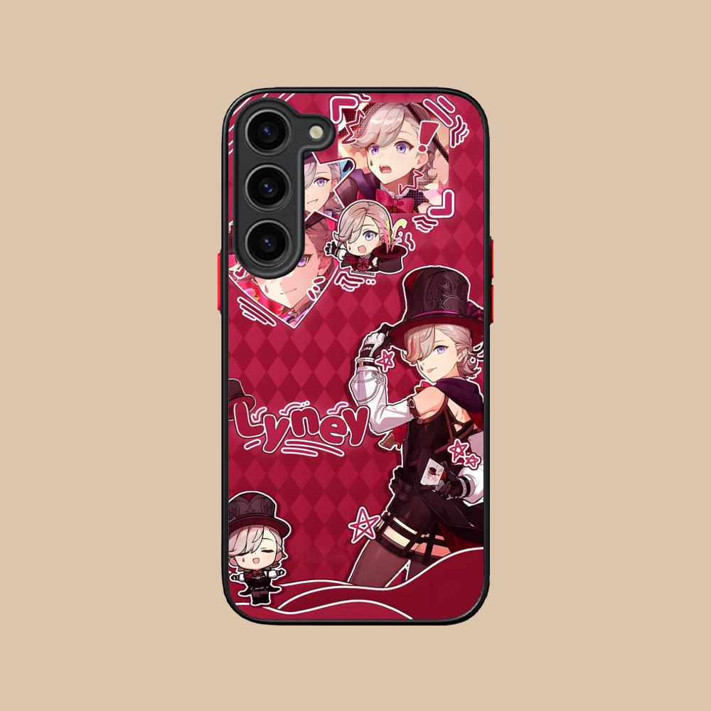 Game GI Lyney Silicone Mobile Phone Case for Samsung Galaxy S26 S25 S24 S23 S22 S21 Plus FE Ultra Colorful Cover