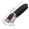 Metal Garlic Crusher Garlic Press Crusher Zinc Alloy Peeler Masher Rust-Proof Squeezer Hand Tools Ergonomic Handle Kitchen