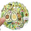 50Pcs Cartoon Avocado Stickers Guitar Suitcase Laptop Helmet Graffiti Sticker