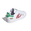 Adidas Originals C Abrasion Resistant Low top Skateboard Shoes White Green Red Children Aged 3 7 Years Old FX5977