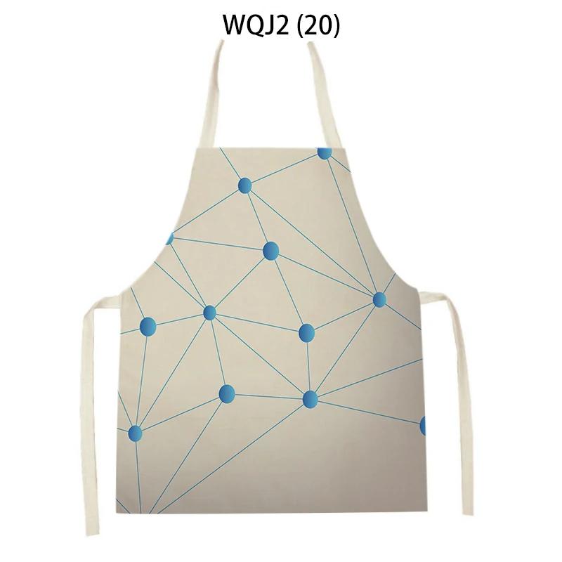 Ärmellose Küchenschürzen für Erwachsene und Kinder, ärmellose Schürzen mit abstraktem Geometriedruck, Back- und Kochzubehör, Reinigungsschürzen