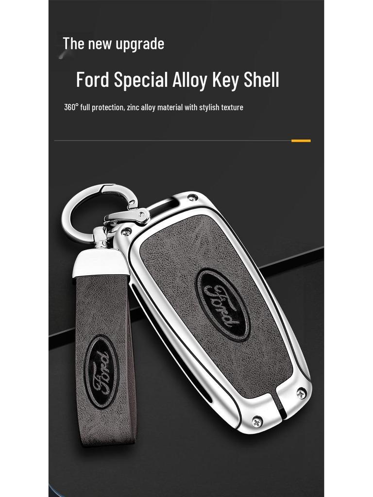 Ford Key Case Compatible with Mondeo, Edge, Explorer, Focus, EVOS, Escape