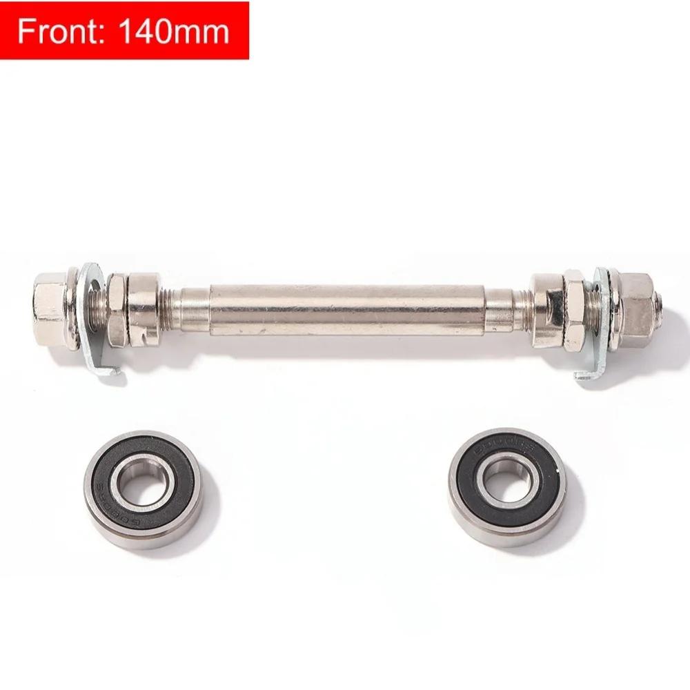 140/180mm Radnabe Vorne Hinten 6000 Lager Fahrrad Vorne Hinten Radnabe Achse mit 2 Lagern Fahrrad Achse Schaltwelle Hebel