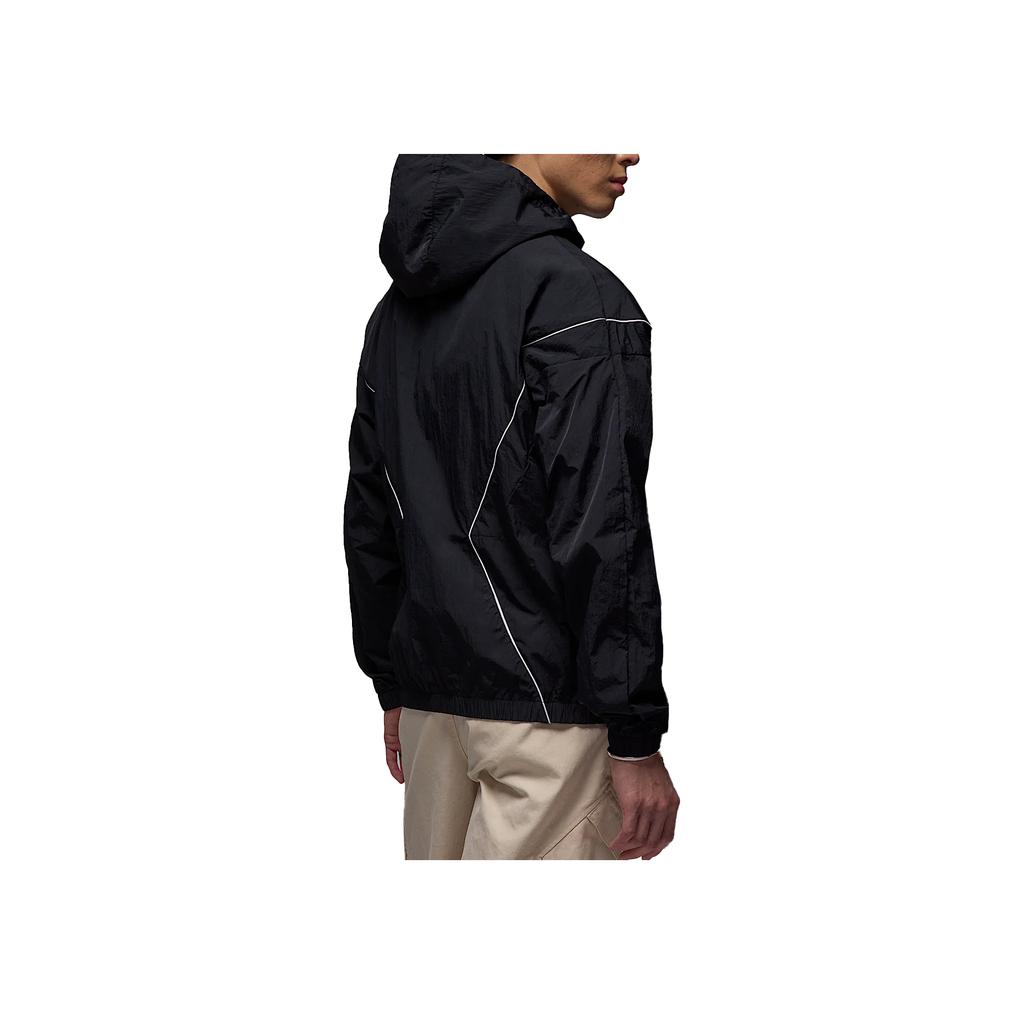 Jordan Comfortable Lightweight UV Protection Hooded Zip Pocket Jacket Men Jackets Black White IB7256010