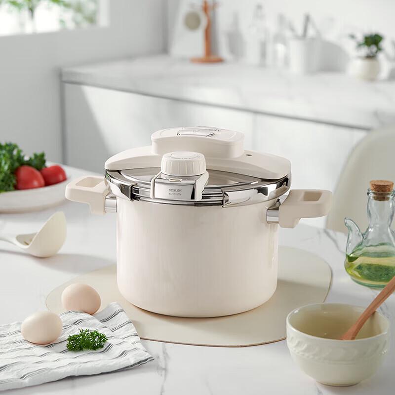 

De Shi Lang Titanium Enamel Multi-purpose Pressure Pot, 6L