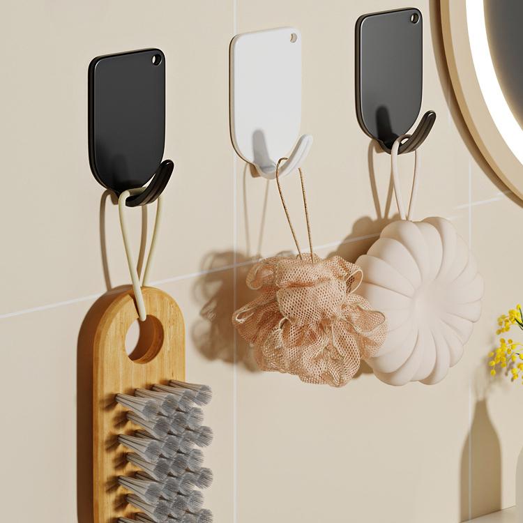 Multifunkční háček Nástěnný háček s vysokou nosností Háček na dvířka kuchyně Koupelna Háček na oblečení Háček na ubytovnu