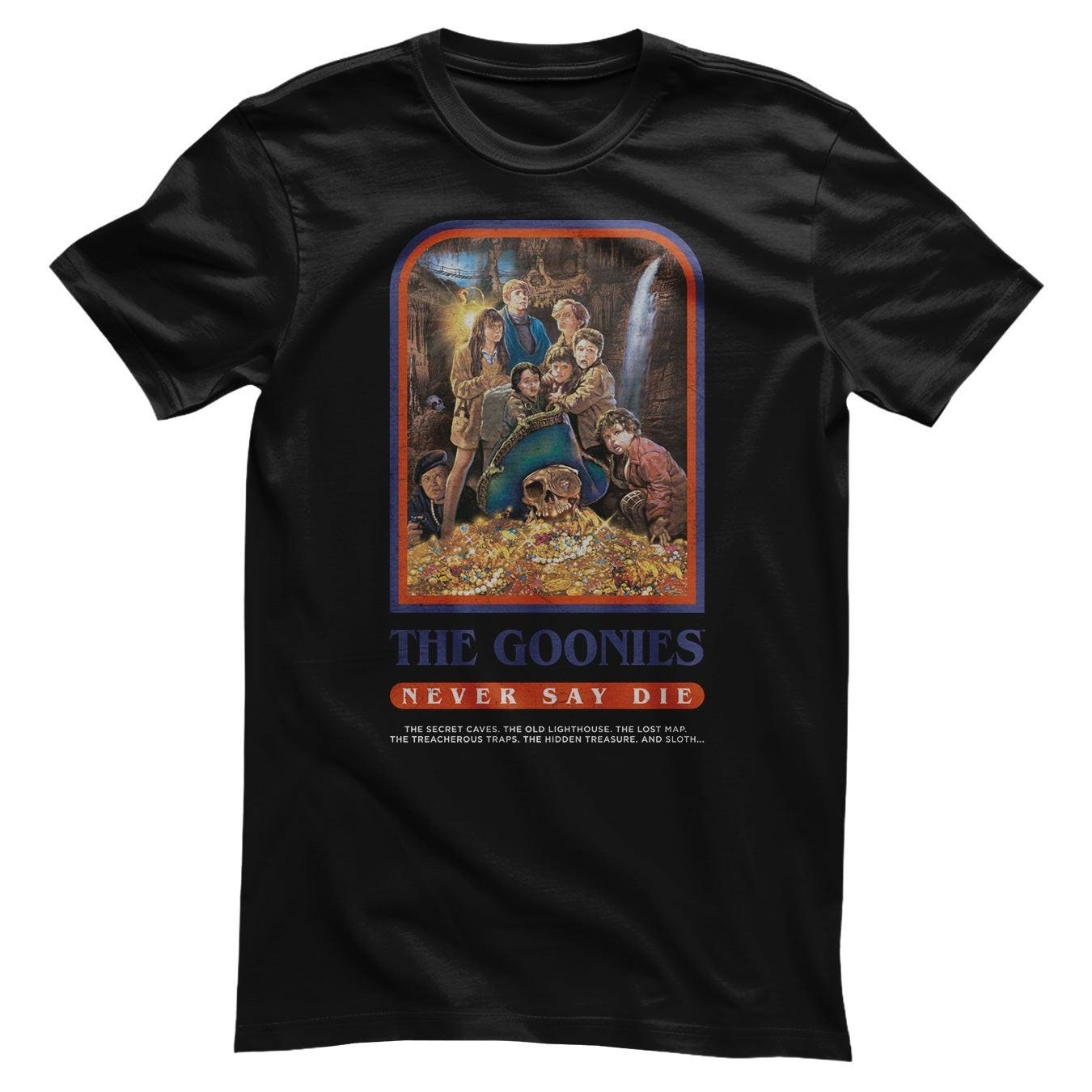 Officially Licensed The Goonies Poster Mens T-Shirt S