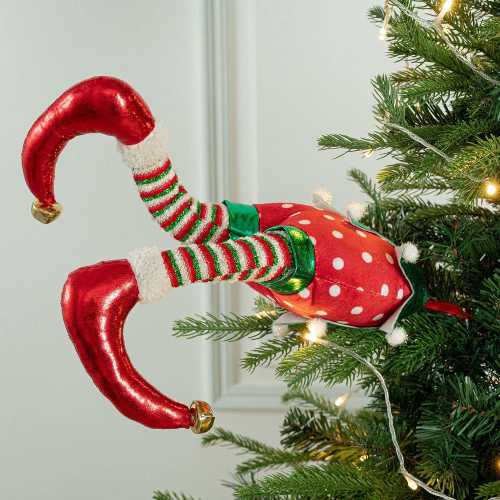 New Elf Leg Christmas Tree Ornaments and Branch Decorations