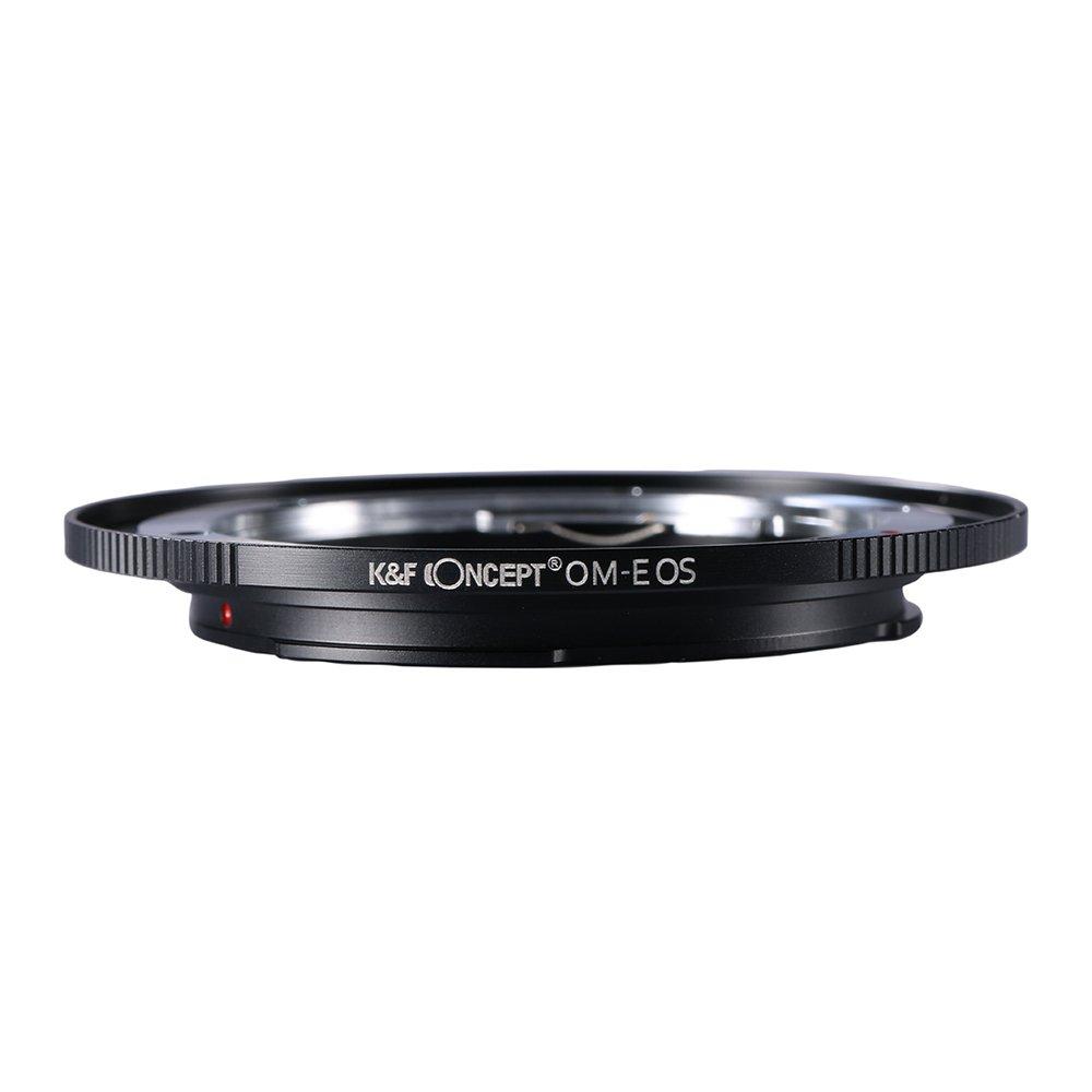 Concept Lens Mount Adapter Olympus OM Mount Lenses To Canon EF K&F KF-OMEF (Converts Mount)