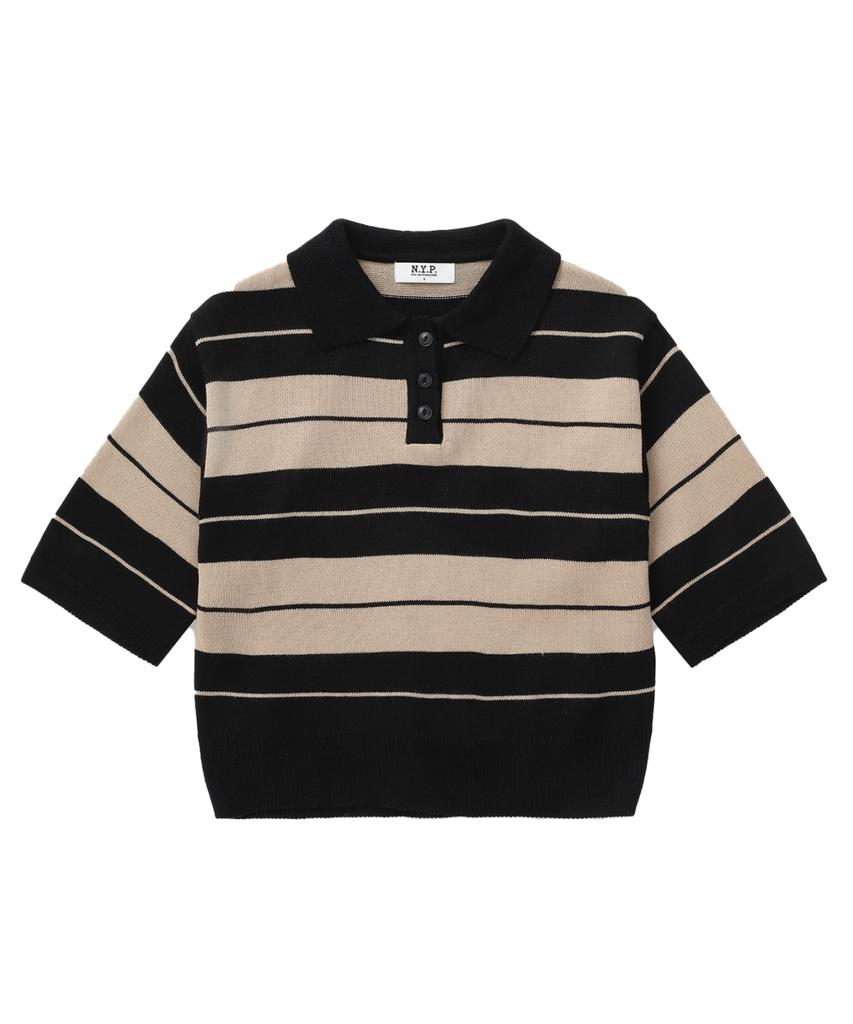 N.Y.P Charlie Brown Polo Crop Woman (Brown)