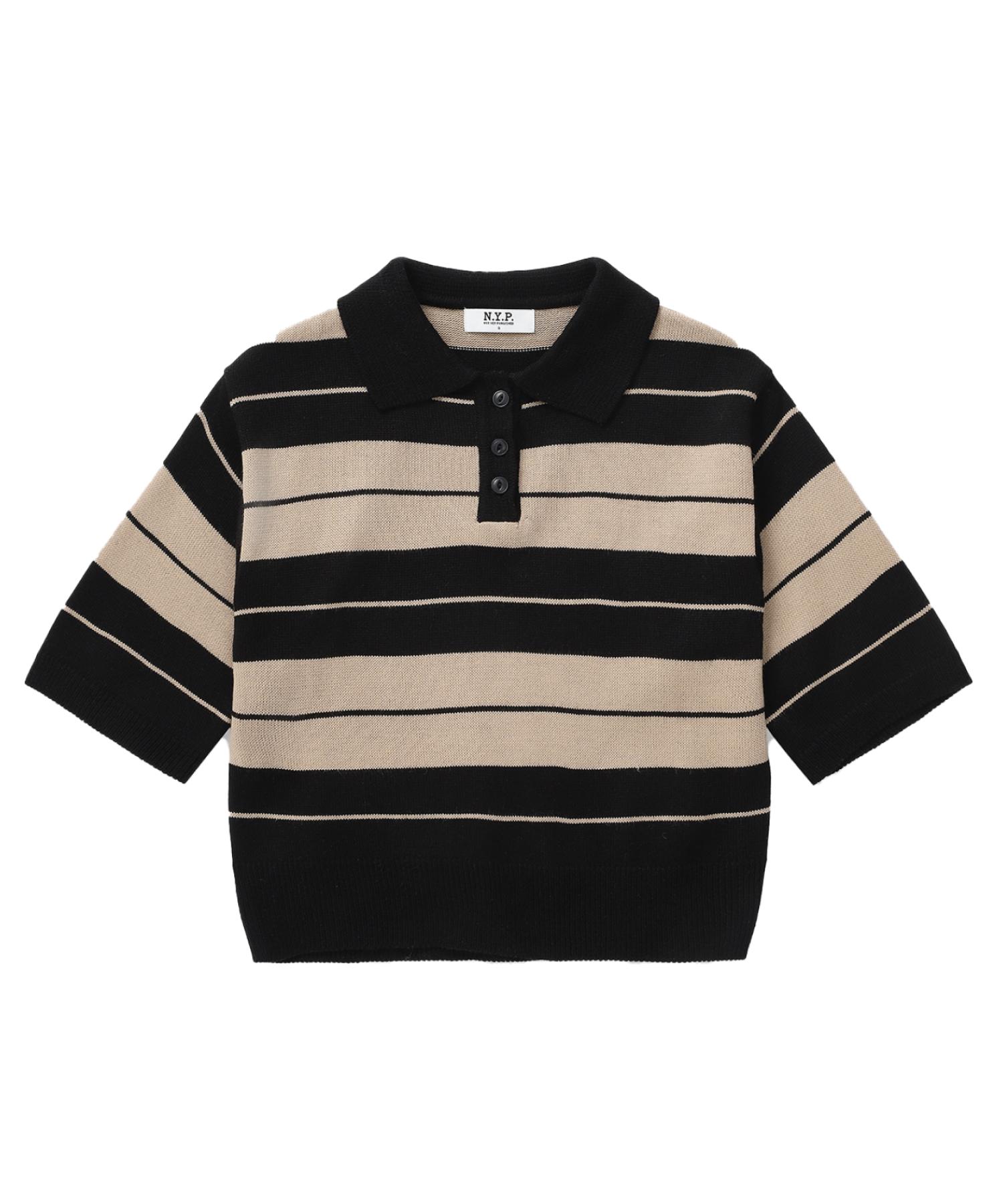 Nyp Charlie Brown Polo Crop Woman (Brown) 1