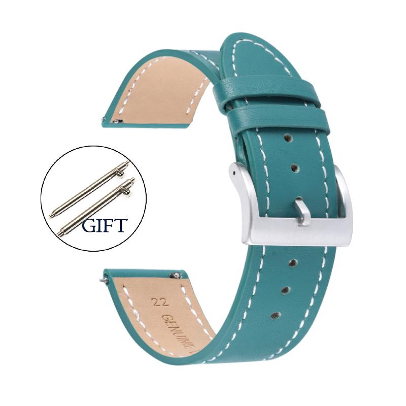 Fashion Men Quick Release Watch Strap Sport Watch Bracelet Vintage Cowhide Watchband 18/20/22/24mm Replacement Universal Bands