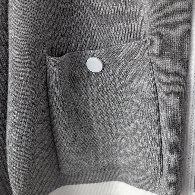 Women's New Knitted Jacket Straight Elastic Pants Foreign Fashion Two-piece Suit