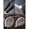 ZISIZ Stainless Steel Mesh Strainer Spoon
