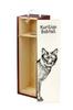 Kurilian bobtail – Wine box with a cat, alcohol box with graphics | Art-Dog