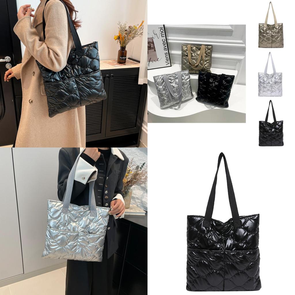 Elegant Luxurious Cotton Tote Bag For Women Large Capacity Available In Three Colors
