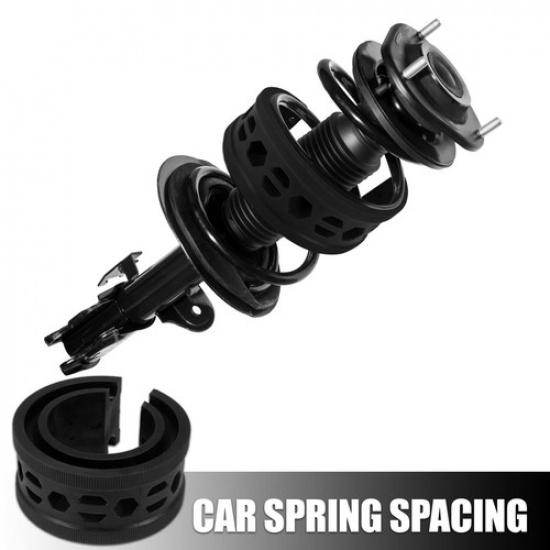 2 Pcs Black Car Coil Spring Rubber Buffer Universal B+ Type for Ford for Chevy