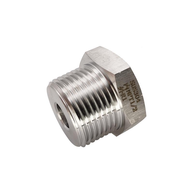 

Різьбовий редуктор з нержавіючої сталі 304: Адаптер NPT 1/2 (внутрішня різьба) на R1 BSPT (зовнішня різьба) (0914)