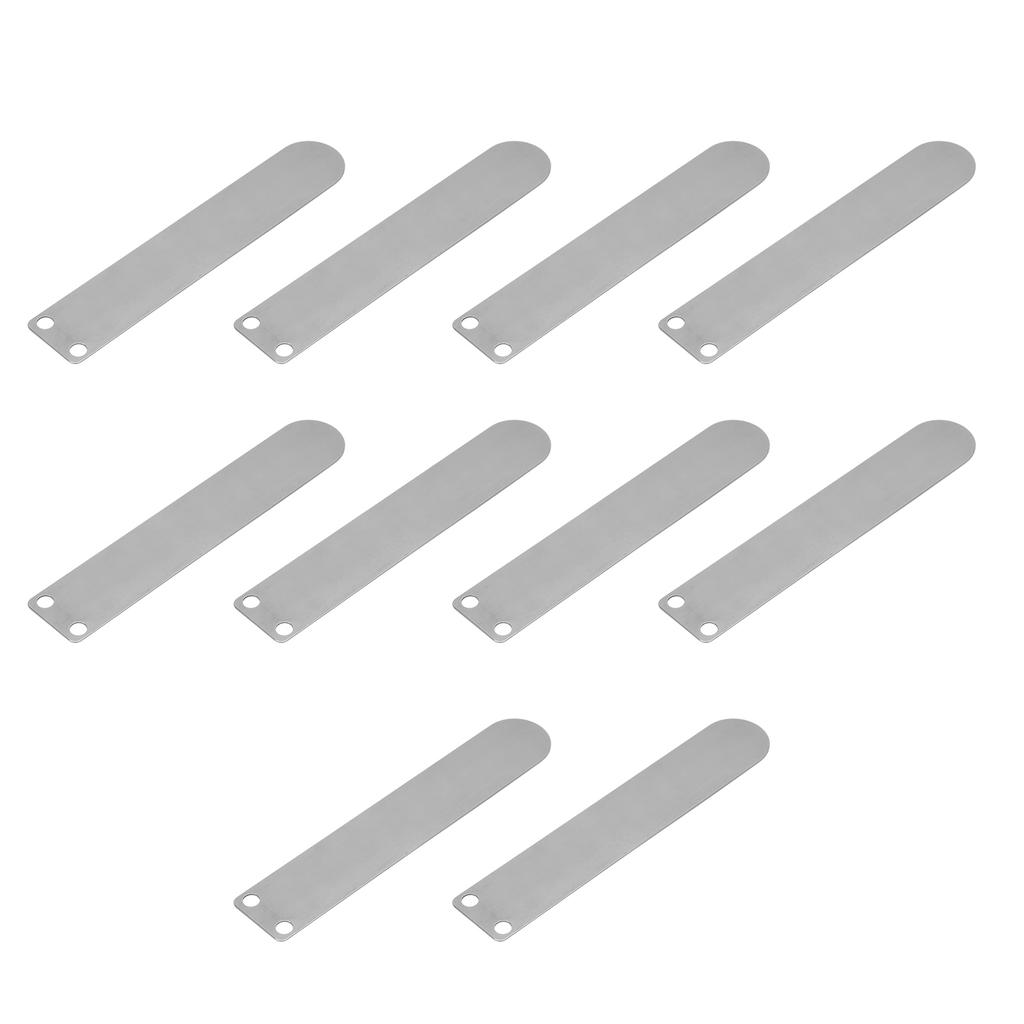10Pcs Valve Plate Tongue Shape Cast Iron and Exhaust Accessories