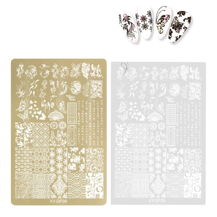 Floral Designs Nails Art Stamping Plate Nail Stamp Plate Nail Plate Template Nail Images Plates for Manicure Nail Decors